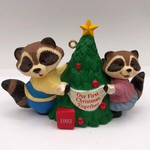Hallmark Keepsake Ornament 1993 Our First Christmas Together Handcrafted